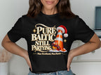 Black t-shirt with graphic "Pure Baltic Still Partying. Nae Scotland, Nae Party."