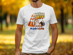 T-shirt with a cartoon bunny and a traffic cone, text says "Nae Eggs Left".