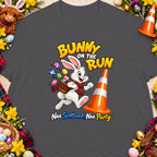 Bunny on the Run graphic with text "Nae Scotland, Nae Party".